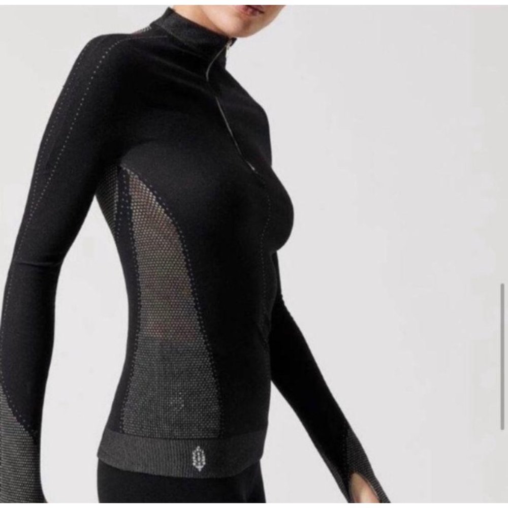 (Sold) Free People Honeycomb Pullover Black NWT M - Picture 13 of 14